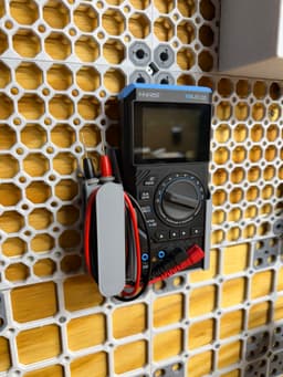 Multimeter Holder - Multiboard - FNIRSI DST210 3d model