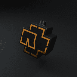 Rammstein logo christmas ball 3d model