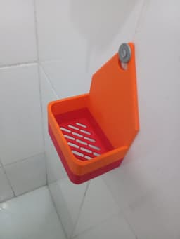 Bathroom item shelf 3d model