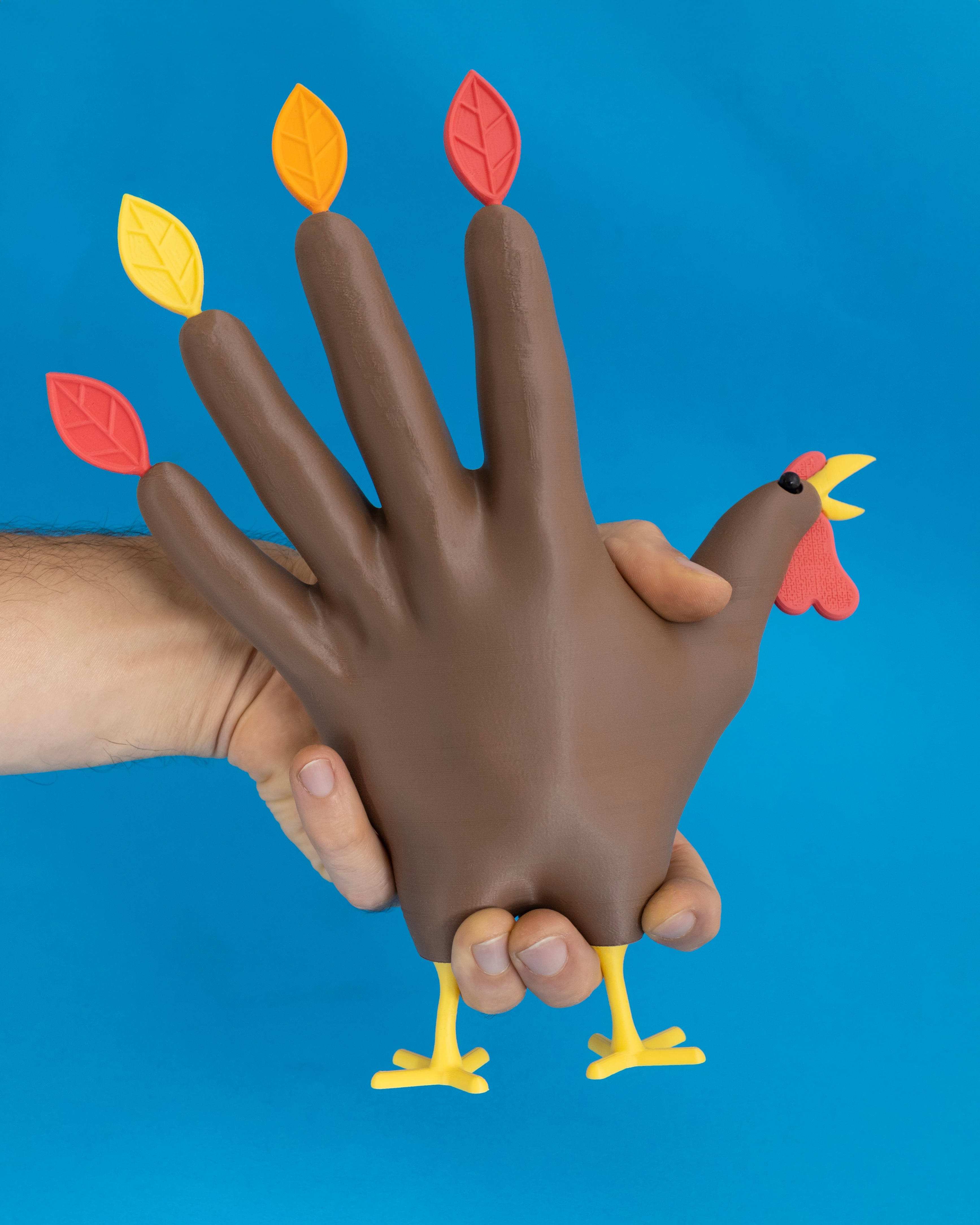 Hand Turkey // Rejected Animals 3d model