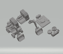 FHW: HJ Digdeep Tractir 3d model