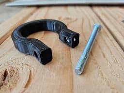 Rope Hook (1/4-20 Bolt) 3d model