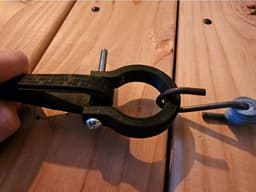 Rope Hook (1/4-20 Bolt) 3d model