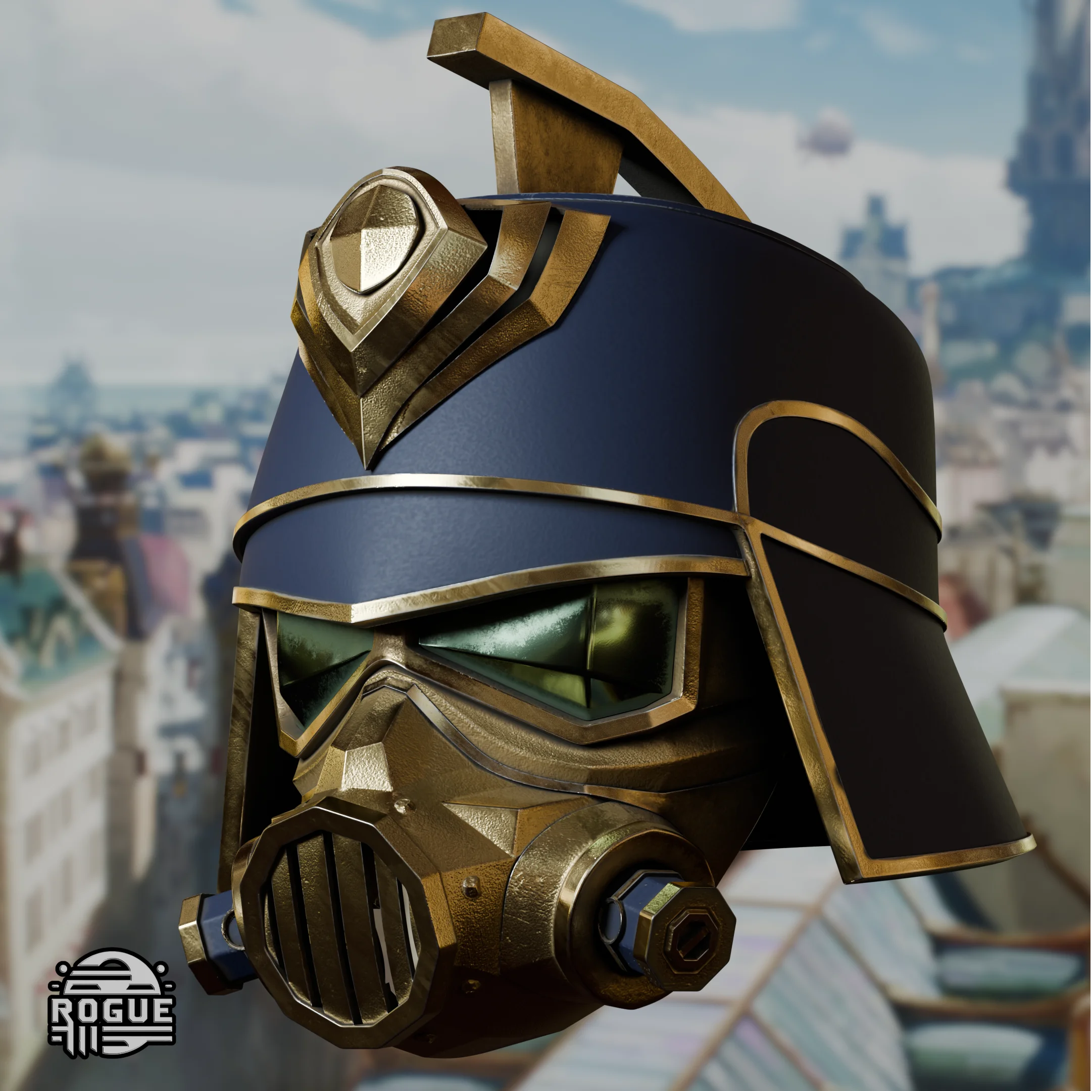 Arcane Enforcer Helmet 3d model