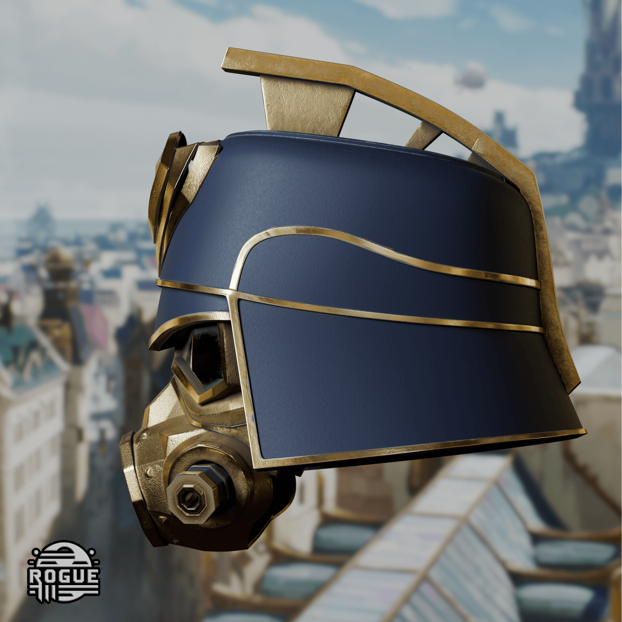 Arcane Enforcer Helmet 3d model