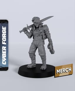 Tango Edison - With Free Cyberpunk - Sci-Fi Gift Ideas for RPG and Wargamers 3d model