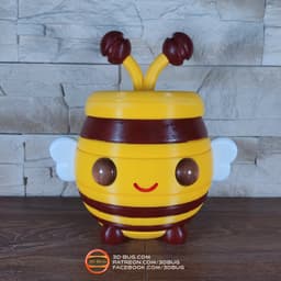 Bee Candy Jar 3d model