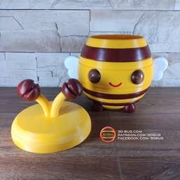 Bee Candy Jar 3d model