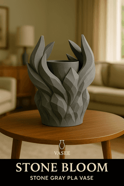Reef-inspired vase art organizer for ocean décor 3d model
