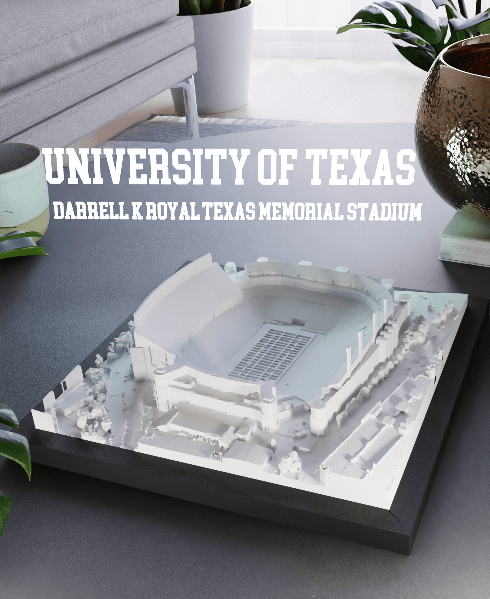 University of Texas - Darrell K Royal–Texas Memorial Stadium 3d model