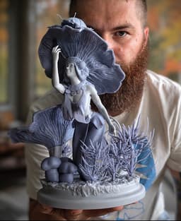 Catharella of Tundon-Mushroom Fairies 3d model