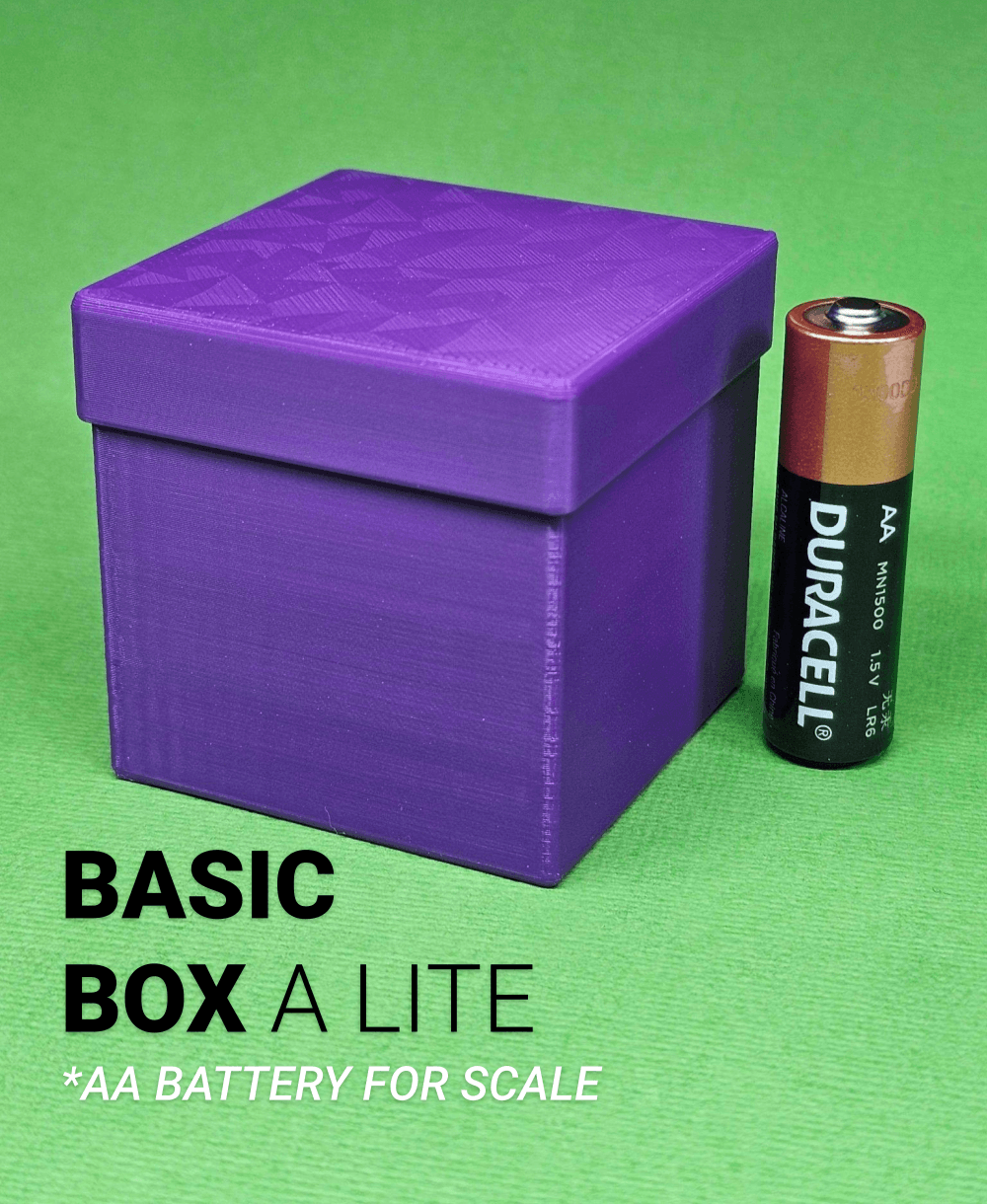 Basic Box A Lite | Gift box | Storage box | Organization | For Christmas gifts & birthday gifts 3d model