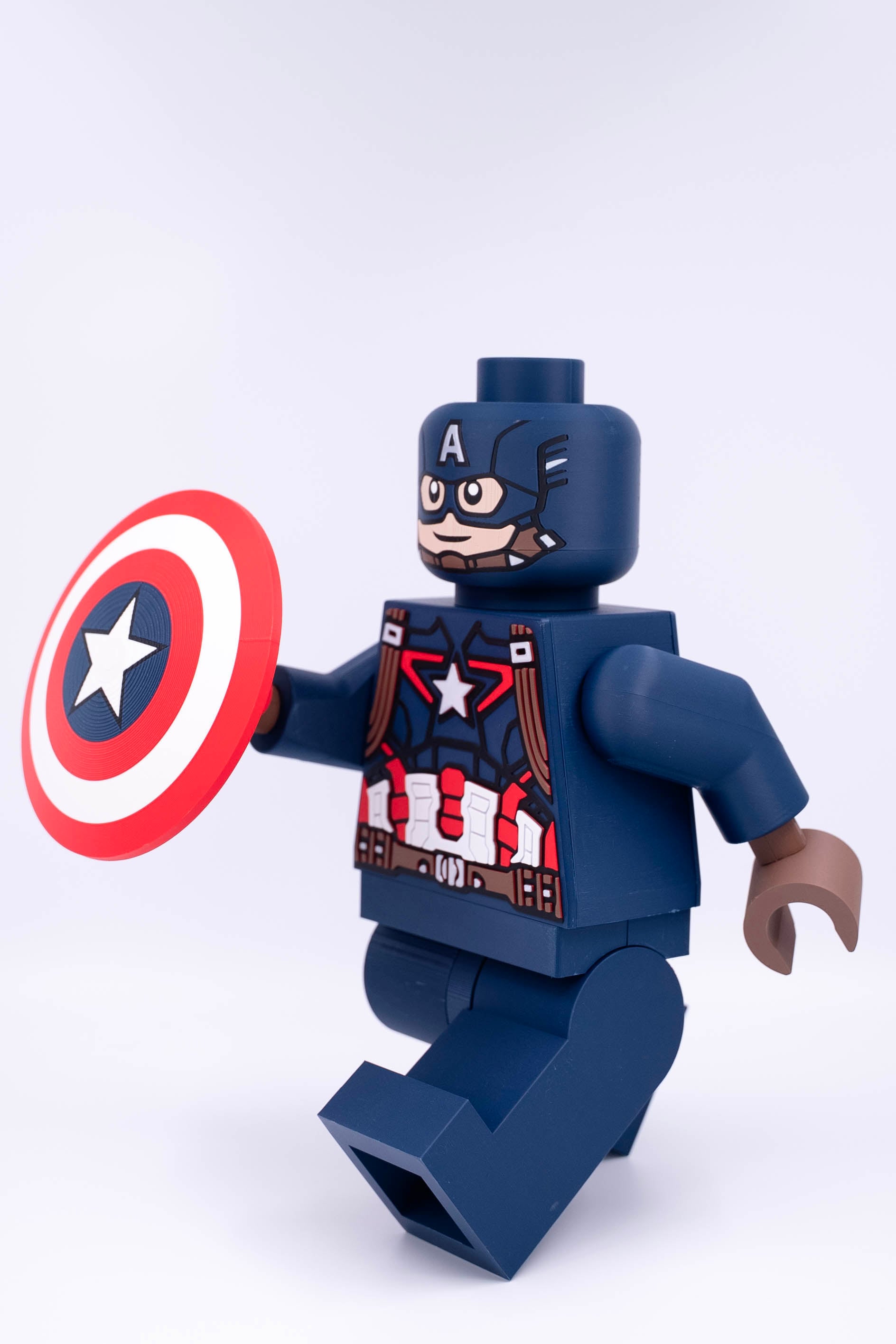 Captain America Modular Figure 3d model