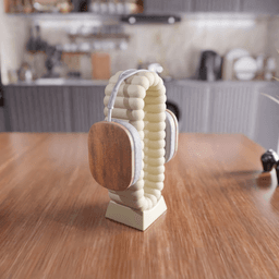 Headset Stand – Gamer Desk Organizer 3d model