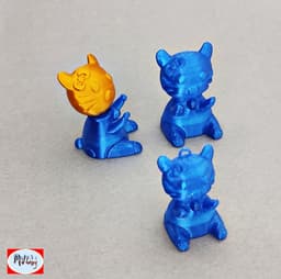 Lucky Cat Keychain β Articulated Maneki Neko Toy (No Supports)- ζγη« 3d model