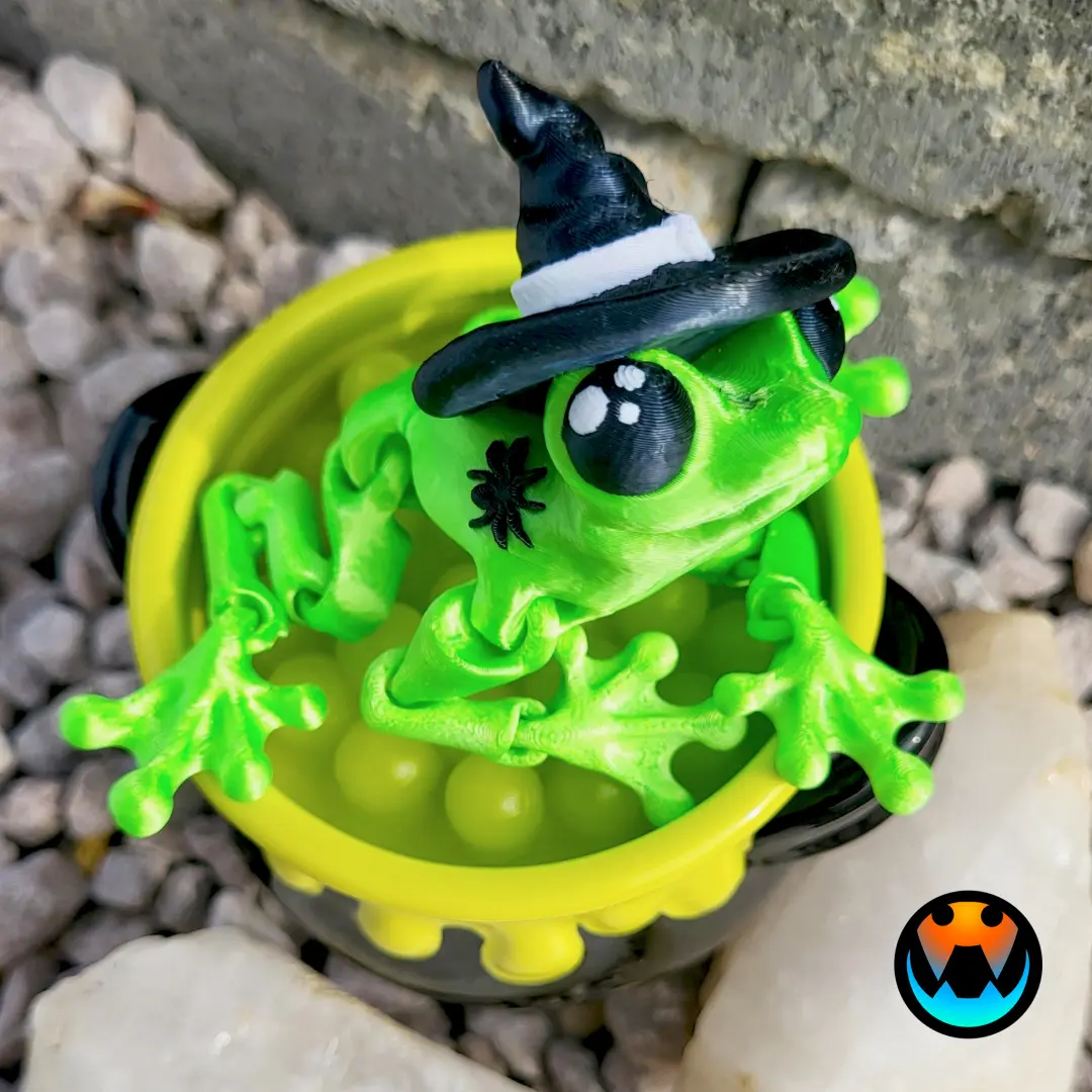 Witch Frog 3d model