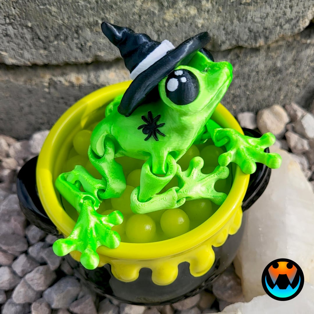 Witch Frog 3d model