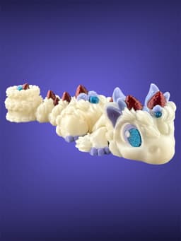 Berry Chiffon Little Dragon and Clicky Tail Dragon 3d model