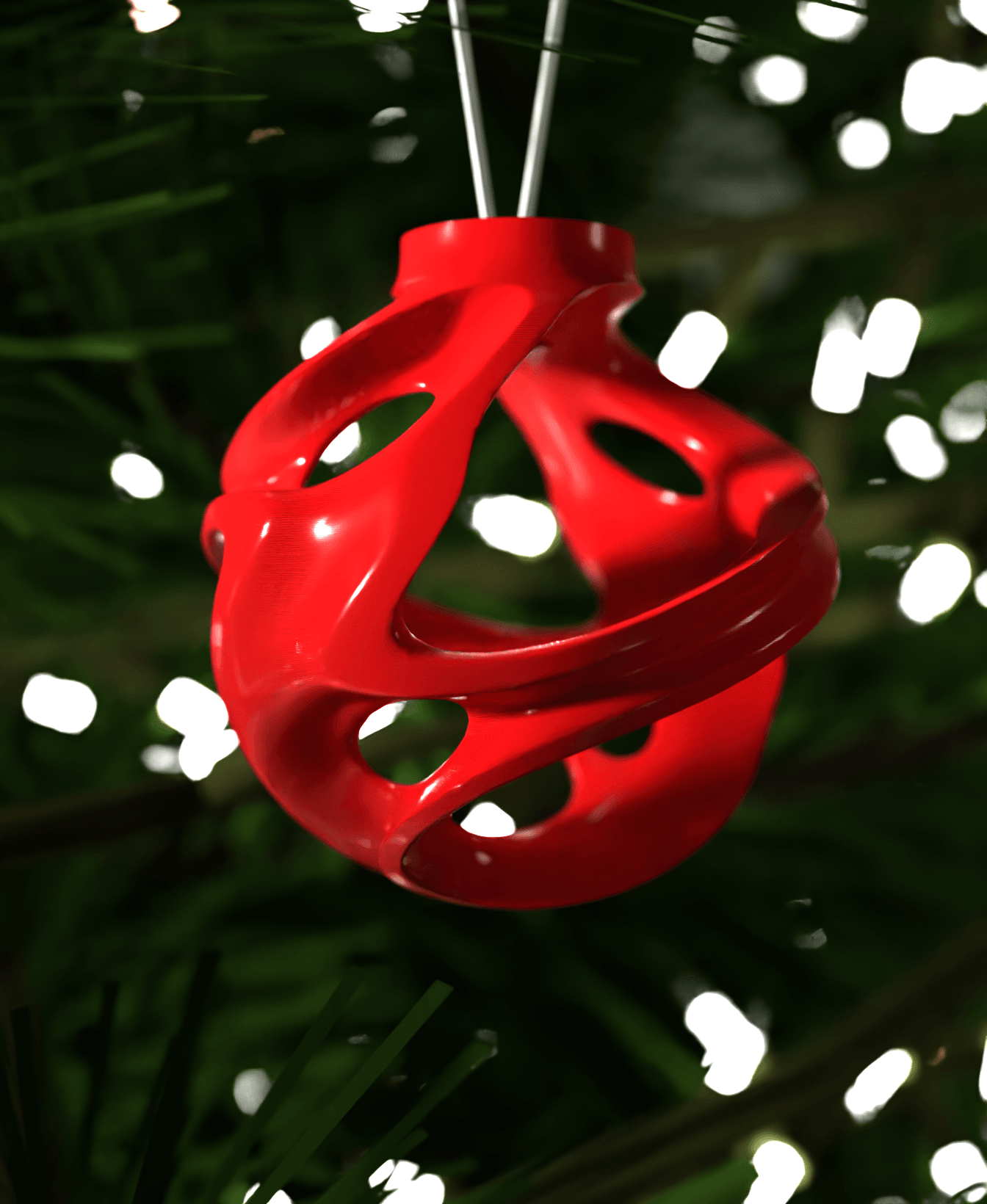 Christmas Ornament Twinkle Twists 005 3d model