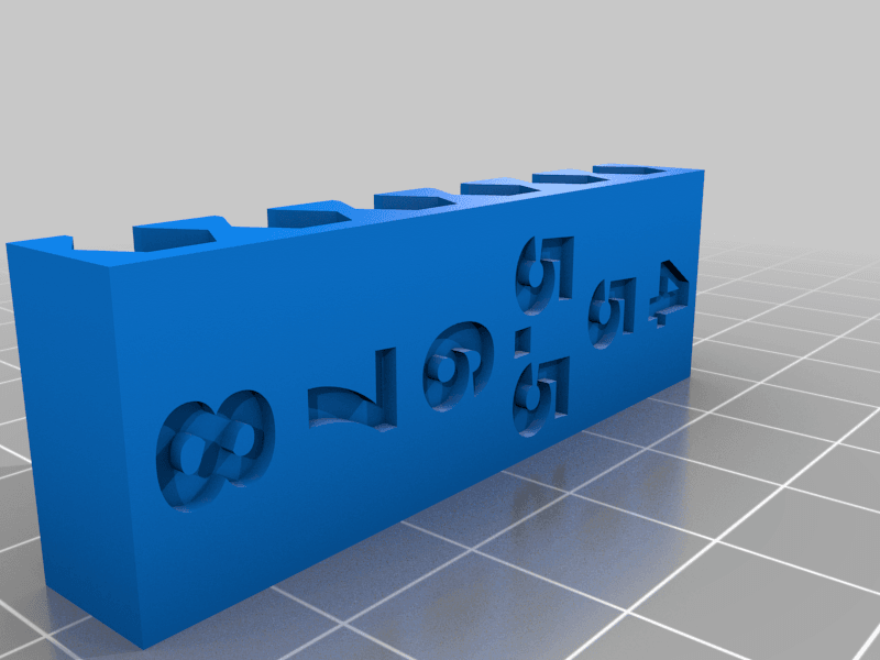 Hex Bit Drawer Organizer 3d model