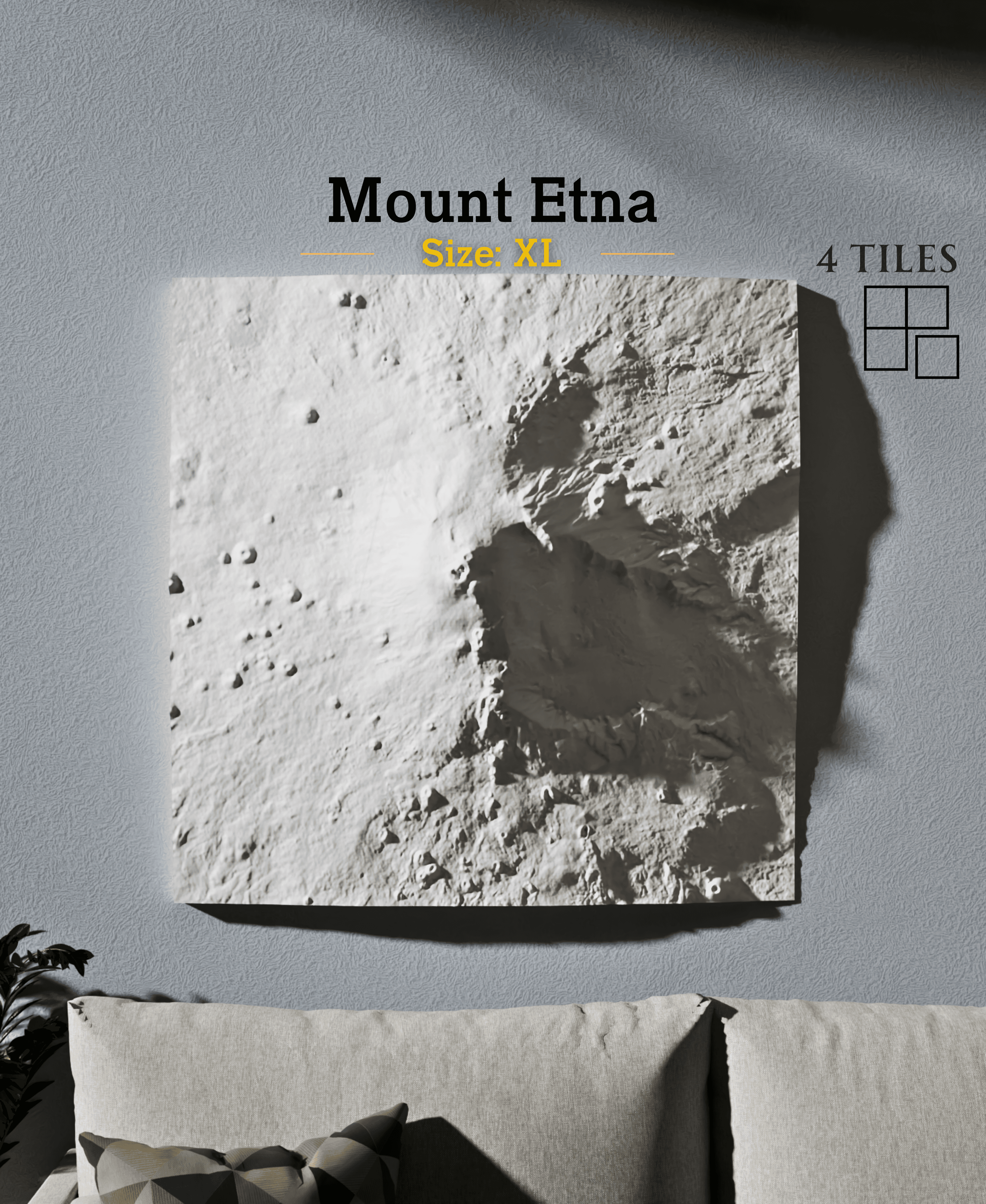 Mount Etna 3d model