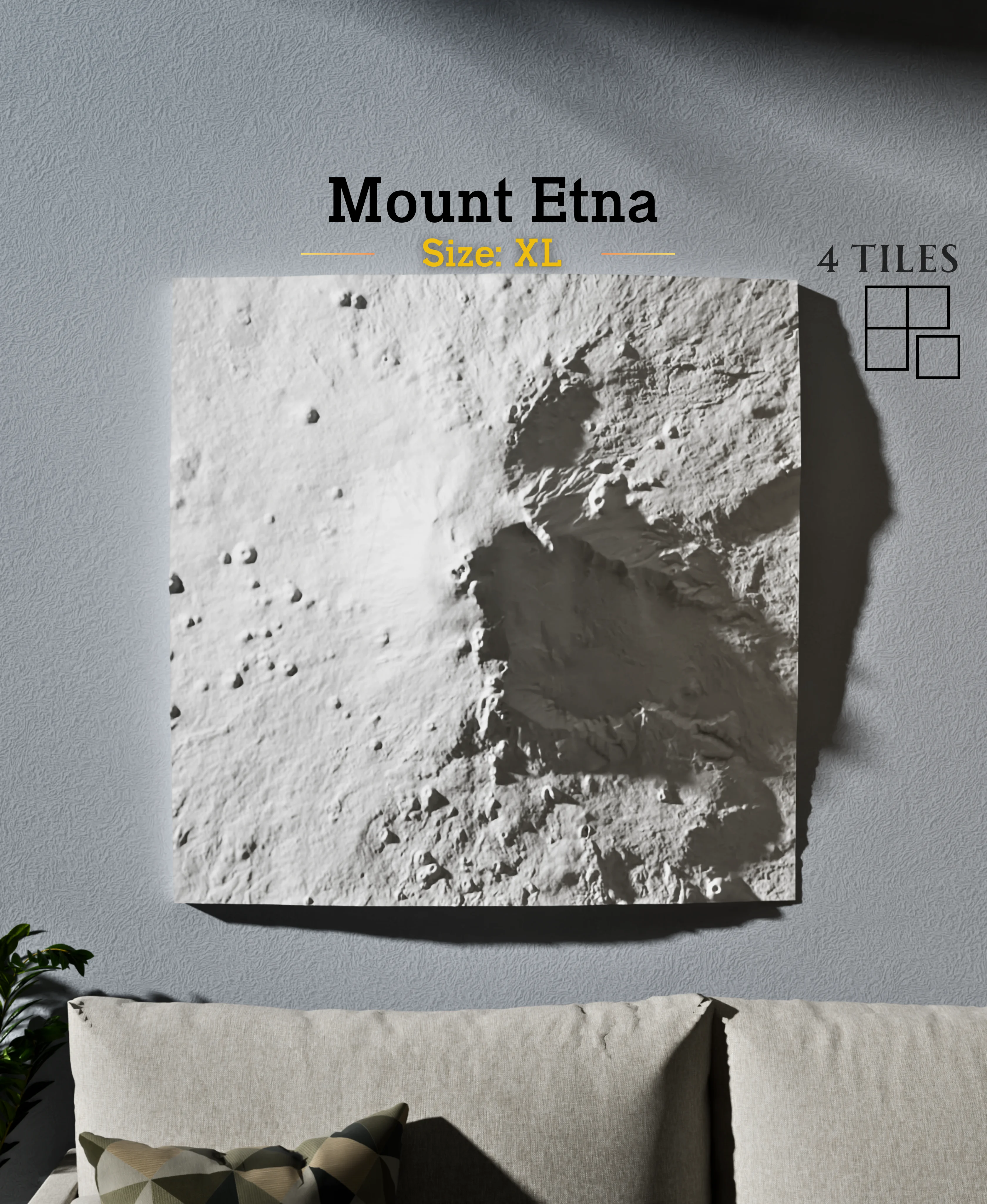 Mount Etna 3d model