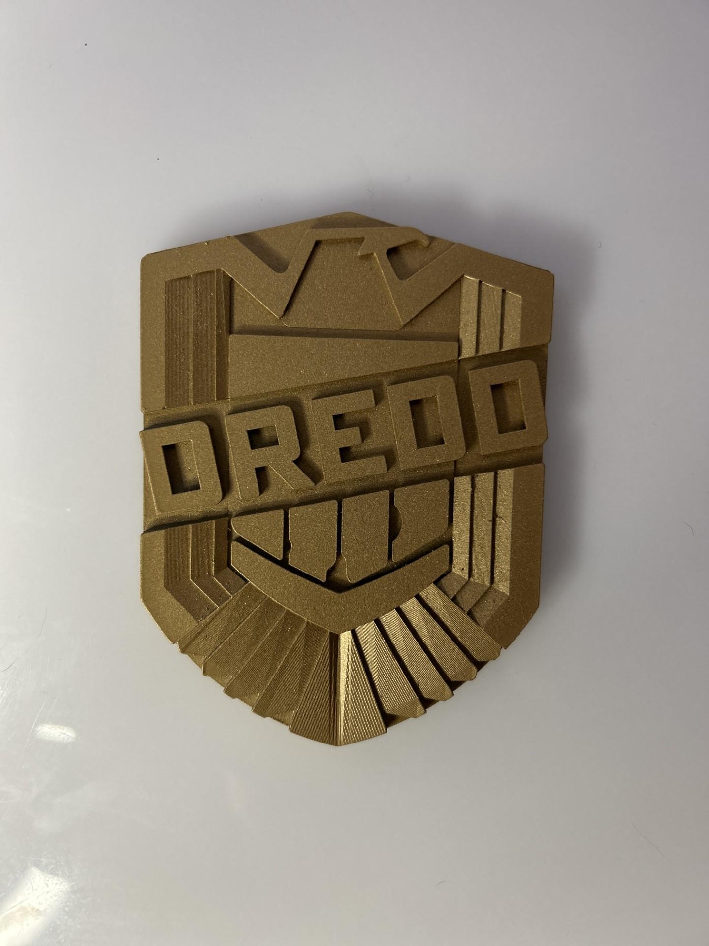 Judge Dredd Badge 3d model
