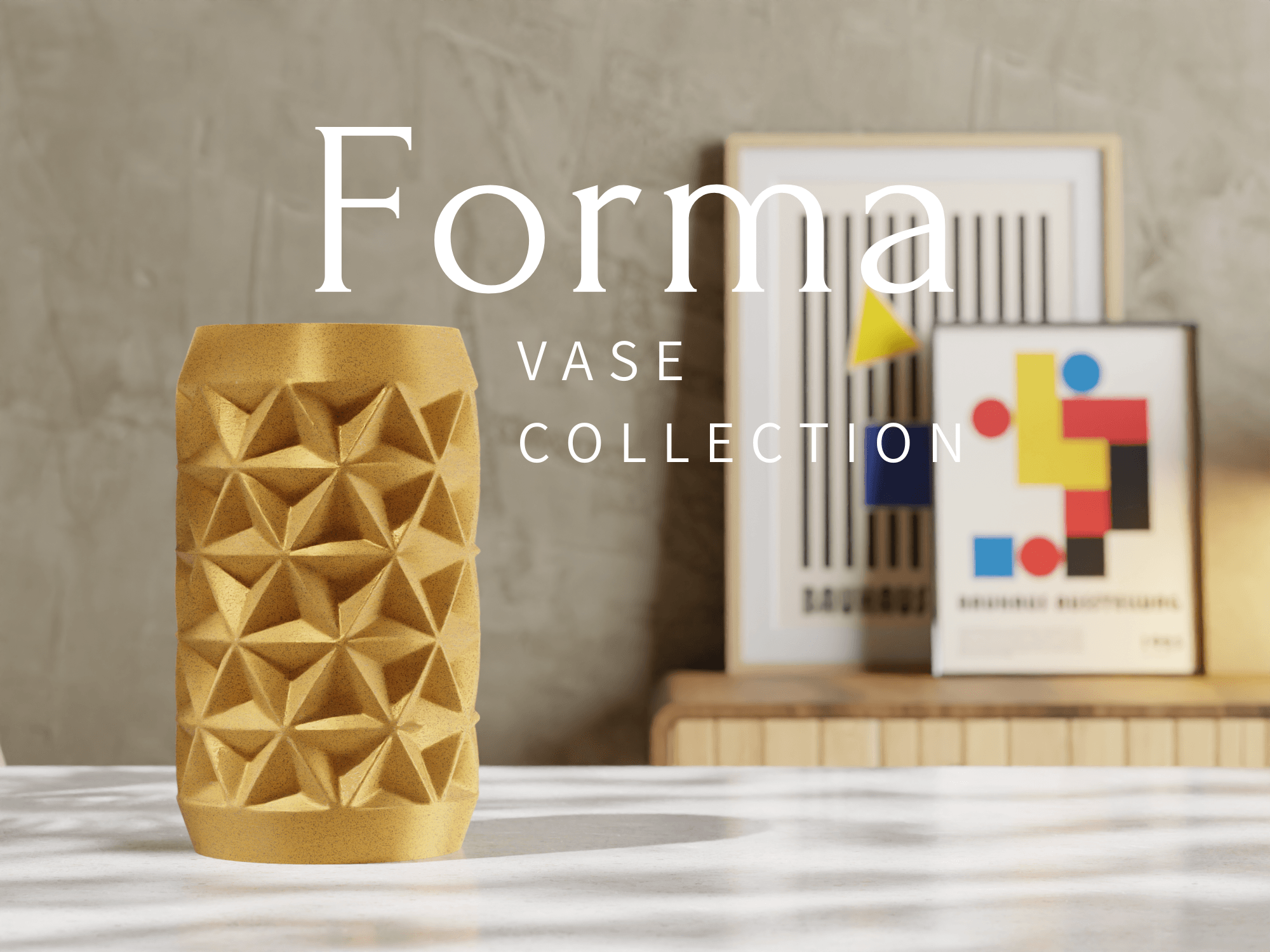Relief - Forma Vase Collection 3d model