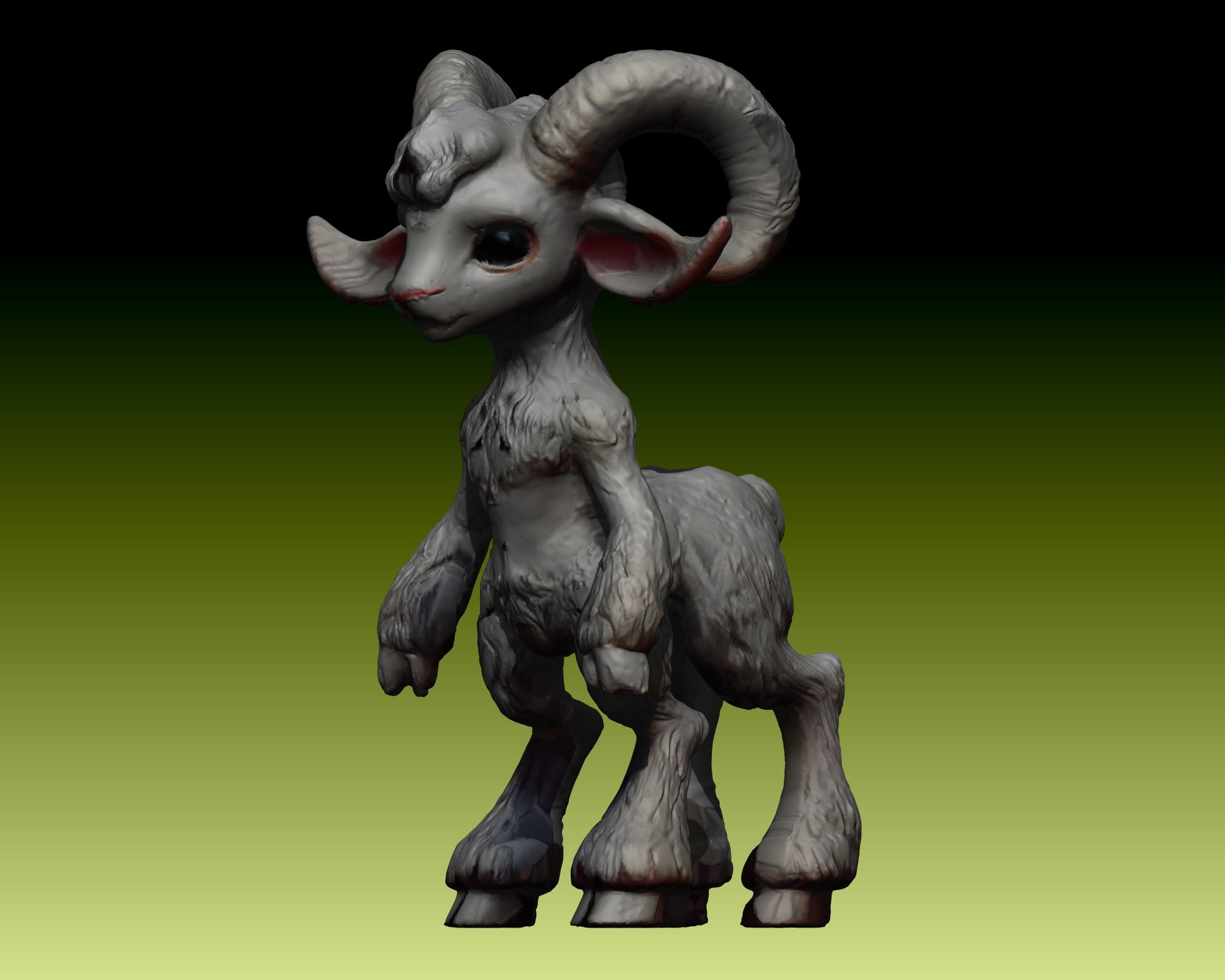 Sataur: The Musician of the Wild - A Creature of Enchantment and Deception - FREE For Personal Use 3d model