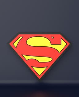 Superman - LED Strip compatible 3d model