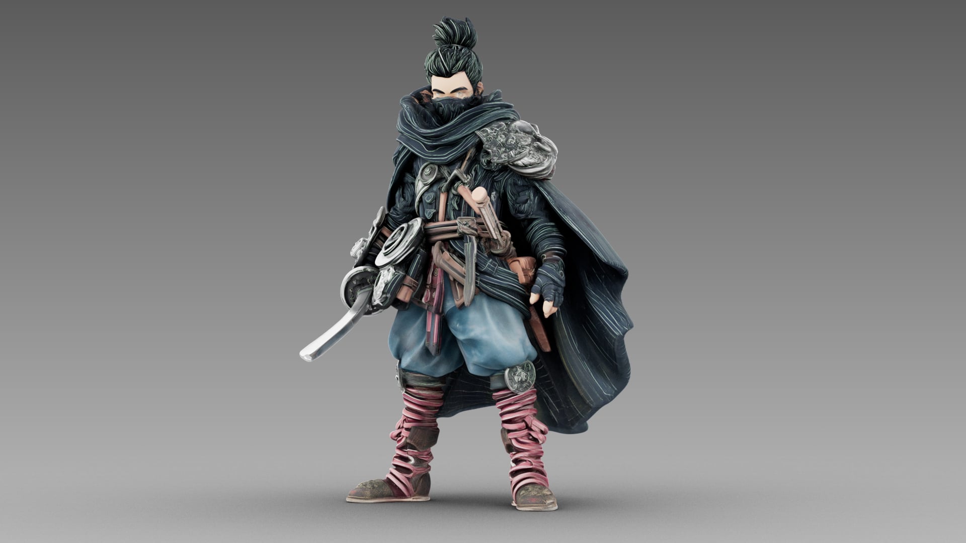 Steel Shadow Warrior 3d model
