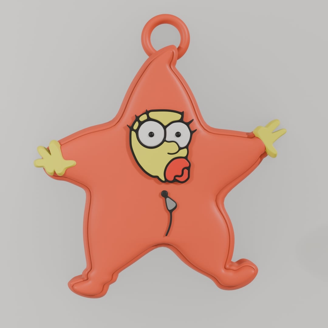 Maggie simpson estrella 3d model