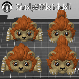 Lion Puffling - Exclusive Model 3d model