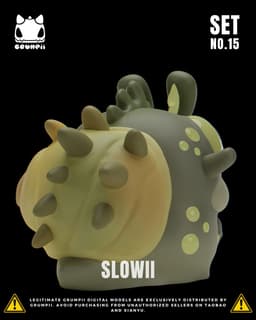 Grumpii 3D Printable Art Toy - Chubbii Series - Set 15 3d model