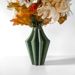The Walo Vase, Modern and Unique Home Decor for Dried and Preserved Flower Arrangement | STL Fil 3d model