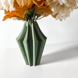 The Walo Vase, Modern and Unique Home Decor for Dried and Preserved Flower Arrangement | STL Fil 3d model