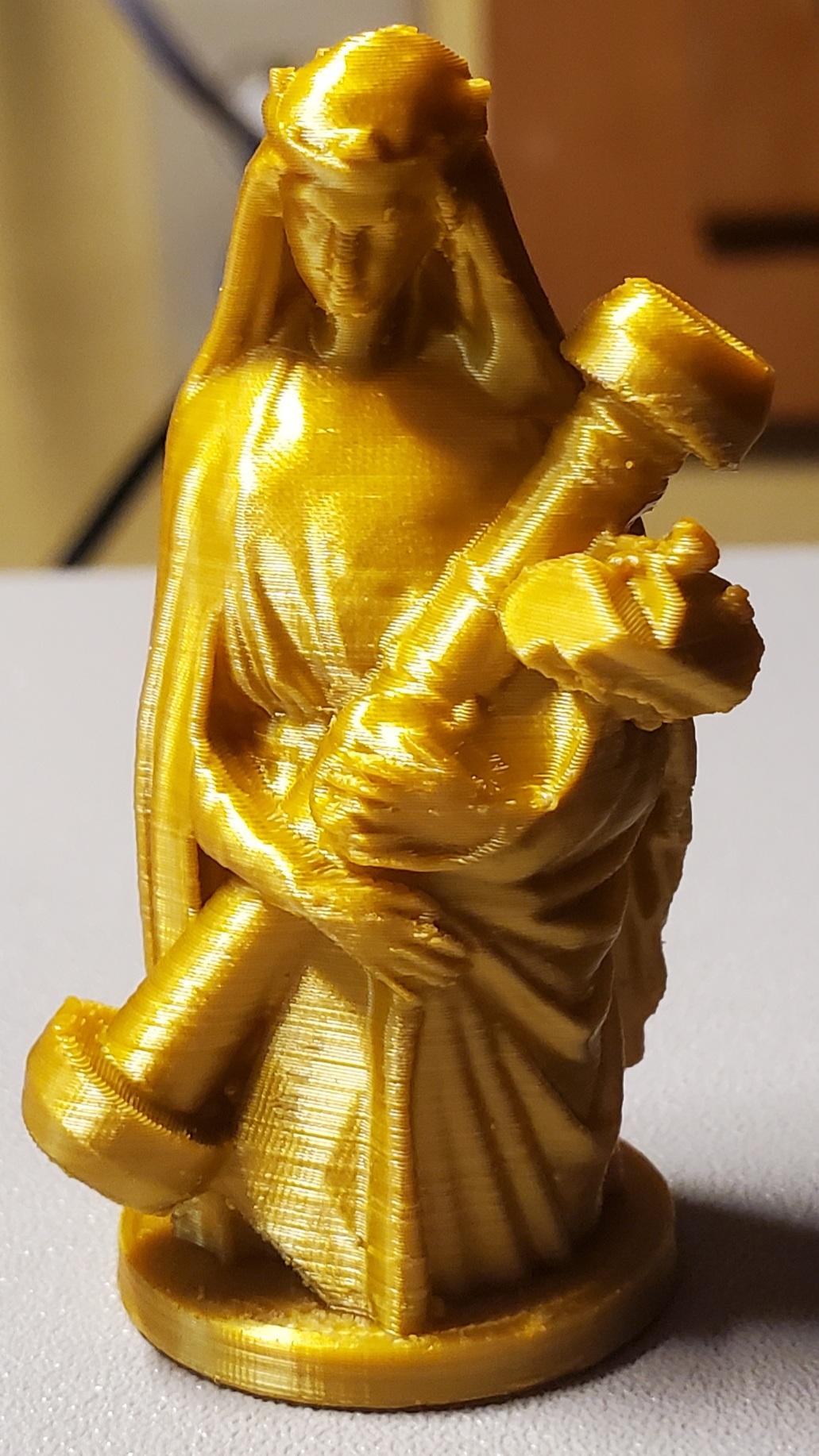 Saint Javelin Statue 3d model
