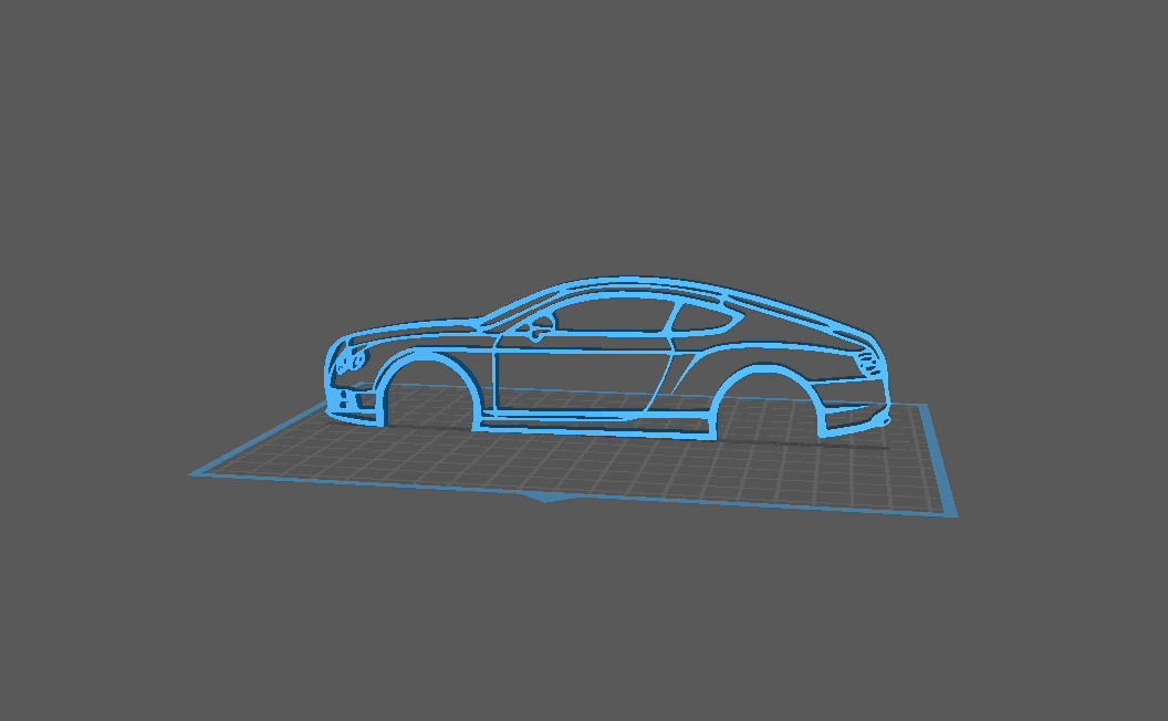 Bentley - Continental 2015 Wall Art 3d model