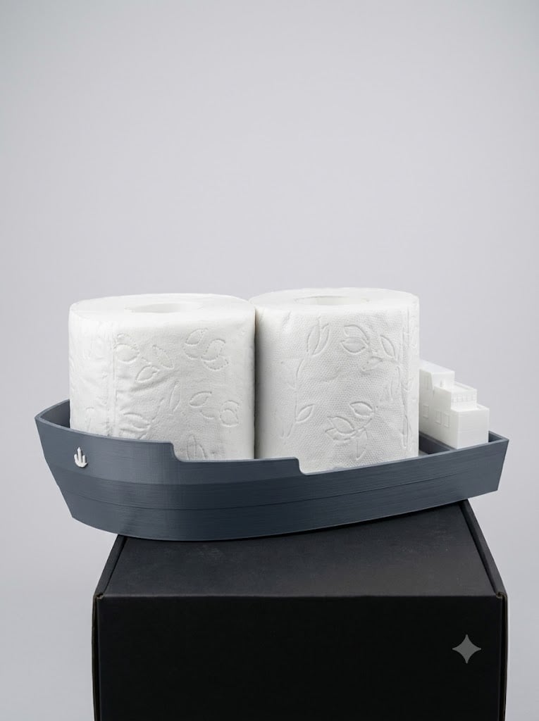 Cargo Ship Toilet Paper Holder 3d model
