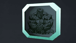 THE HULK 3D PRINT TILE #1 3d model