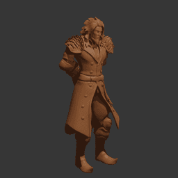 Male Dragonborn In Human Form v2.0 3d model