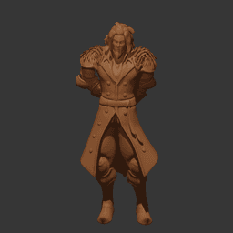 Male Dragonborn In Human Form v2.0 3d model