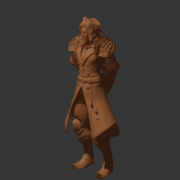 Male Dragonborn In Human Form v2.0 3d model