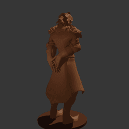 Male Dragonborn In Human Form v2.0 3d model