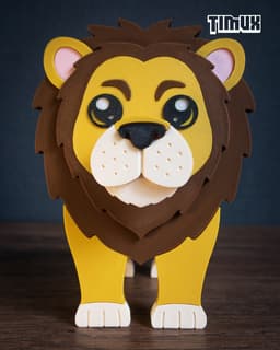 LION GLASSES HOLDER 3d model