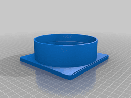 T-Mobile Trash Can Router 120mm Fan Adapter V2 3d model