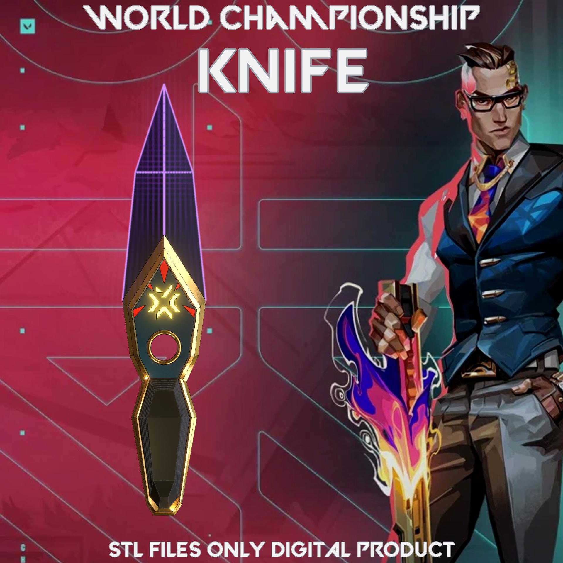 VALORANT KNIFE WORLD CHAMPIONSHIP DESIGN 3d model