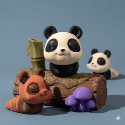 Panda Slug 3d model