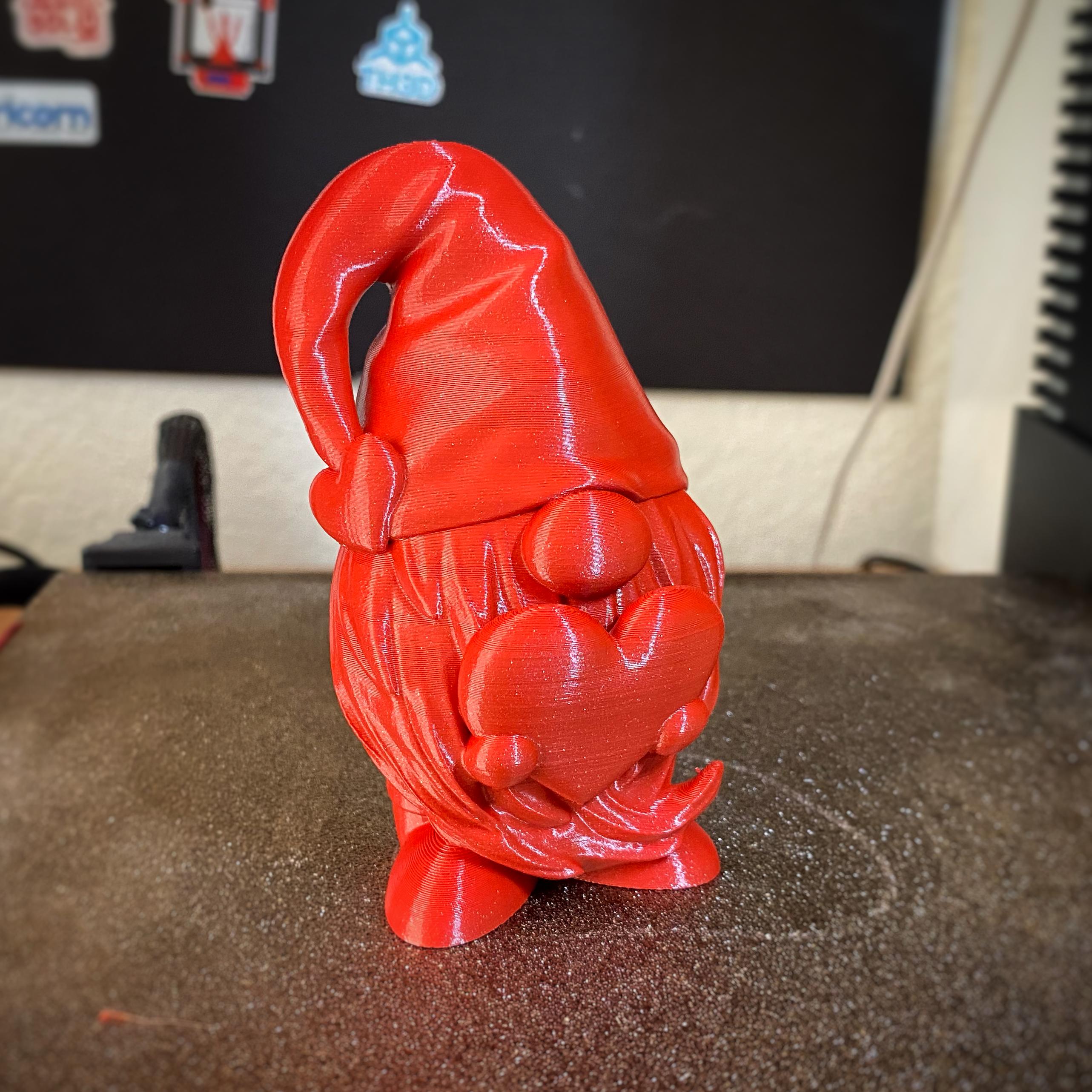 Valentines Gnome - #filamentfebruary - 3d model