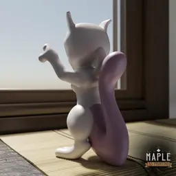 Window Mewtwo 3d model